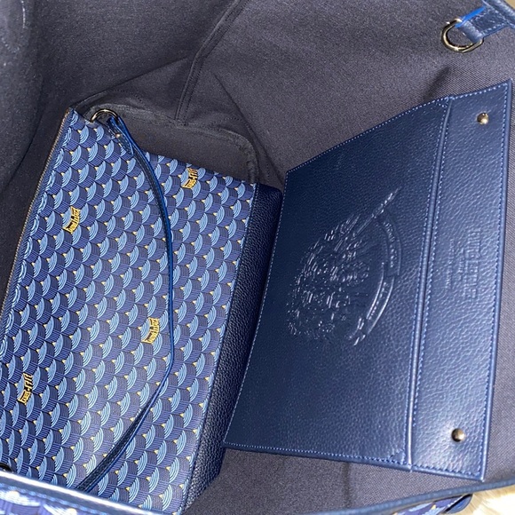 NEW FAURÉ LE PAGE Daily Battle Tote 37 in Paris Blue - Picture 15 of 17